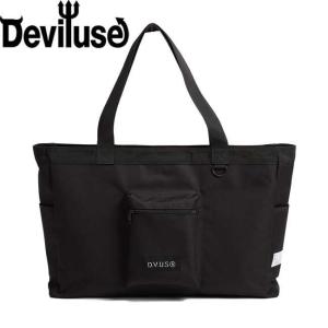 再入荷 バッグ Deviluse デビルユース Storage Tote Bag Black SS24057 トートバッグ メンズ レディース｜stormy-japan