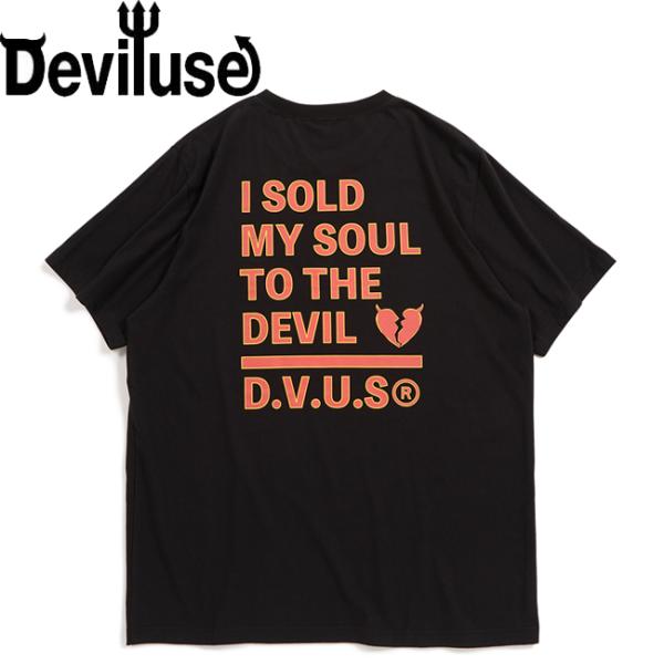tシャツ Deviluse デビルユース Heartaches S/S T-shirts Black...