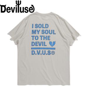 再入荷！tシャツ Deviluse デビルユース Heartaches S/S T-shirts Silver SS24138 半袖Tシャツ カットソー メンズ レディース｜stormy-japan
