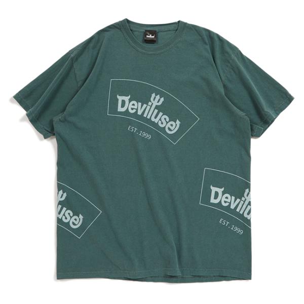 tシャツ Deviluse デビルユース Round Logo Around S/S T-shirt...