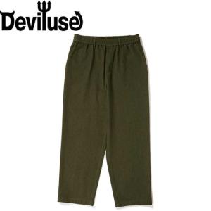 パンツ Deviluse デビルユース Denim Pants Olive ss24145 デニムパンツ ボトムス メンズ レディース｜stormy-japan