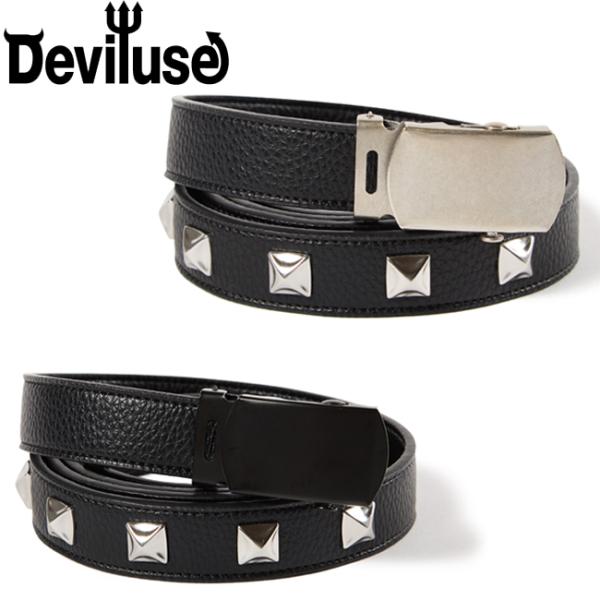 再入荷！ベルト Deviluse デビルユース Studs Gi Belt Silver Black...