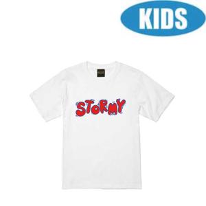 ストーミー STORMY tシャツ NEW TOY LOGO KIDS S/S T-SHIRTS(WHITE)半袖Tシャツ カットソー キッズ 子供用｜stormy-japan