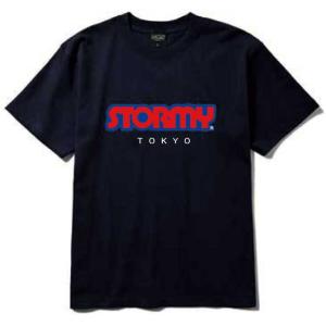 tシャツ STORMY ストーミー LOGO TOKYO S/S T-SHIRTS Black 半袖Tシャツ カットソー メンズ レディース｜stormy-japan