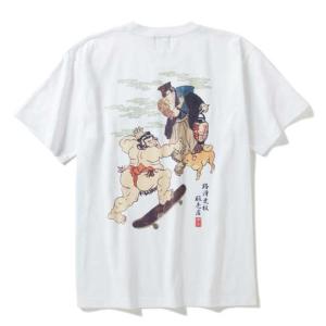 期間限定ポイント10倍！tシャツ STORMY ストーミー GOYO S/S T-Shirts White 半袖Tシャツ カットソー メンズ レディース｜stormy-japan