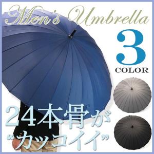 傘 メンズ 24本骨 長傘 和風傘 かさ カサ