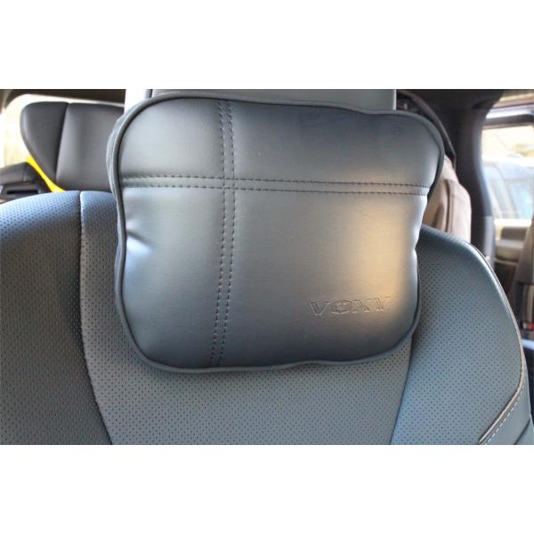ヘッドレスト ヴォクシーVOXY 80系/90系 ノア90系適用！ネックパッド 本革レザー首クッショ...