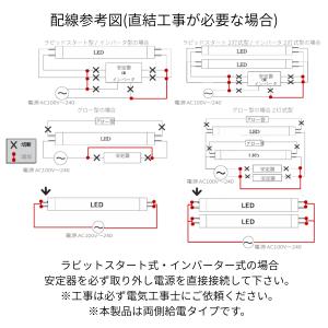 LED蛍光灯 40W形 120cm 昼光色65...の詳細画像5