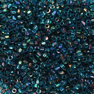 スリーカットビーズ インディアンサファイアAB