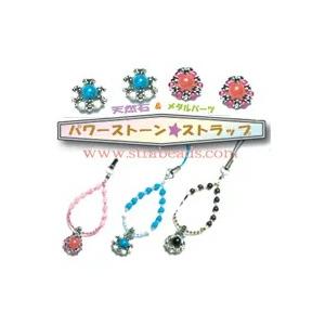 ビーズレシピ ビーズ作り方 パワーストーンストラップ 作り方のみ材料は付属しません ＮＯ ６８