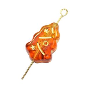アクリル製 クリスマスツリー ビーズ トパーズ...の詳細画像1