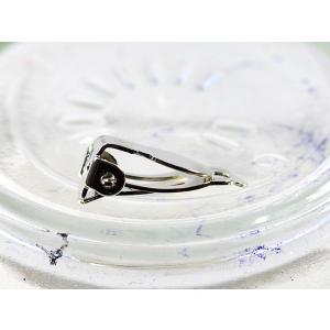 小さめのクリップパーツ 銀色シルバー 1コ入り...の詳細画像2