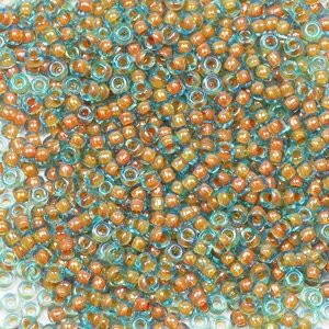 丸小ビーズ ティールインオレンジの商品画像