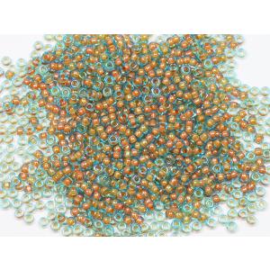丸小ビーズ ティールインオレンジの詳細画像1