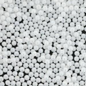 無穴ビーズ 約2mm ホワイトオパール ガラス製 大きさにはばらつきがあります 約1.8〜2mm程度