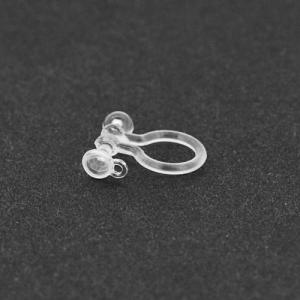 アクセサリーパーツ 樹脂オメガクリップ ノンホ...の詳細画像1