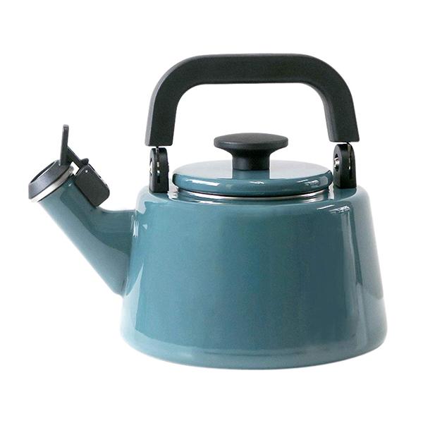 【送料無料】富士ホーロー　CTN-2.1WK.SB コットン ホーロー笛吹きケトル2.1L スモーク...