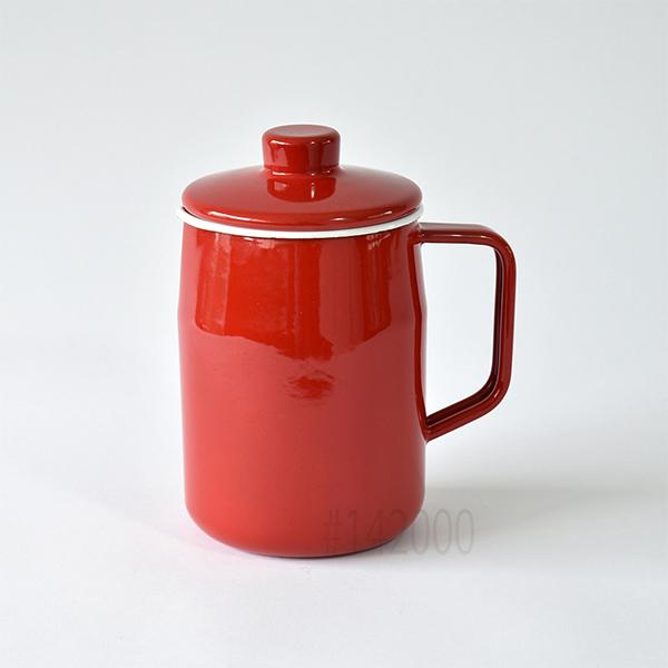 【送料無料】富士ホーロー　OPF-0.8L.R フィルトプラス 活性炭 ホーロー濾過オイルポット0....