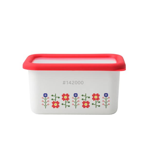 富士ホーロー MY-DS.R Mysa（ミーサ）深型角容器S レッド