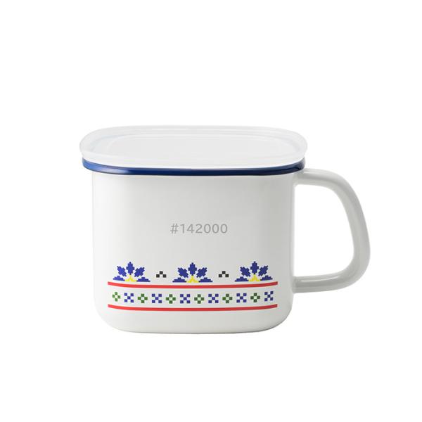 富士ホーロー MY-KP.N Mysa（ミーサ）角型みそポット ネイビー