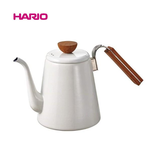 【送料無料】ハリオ　BDK-80-W ボナ・琺瑯ドリップケトル