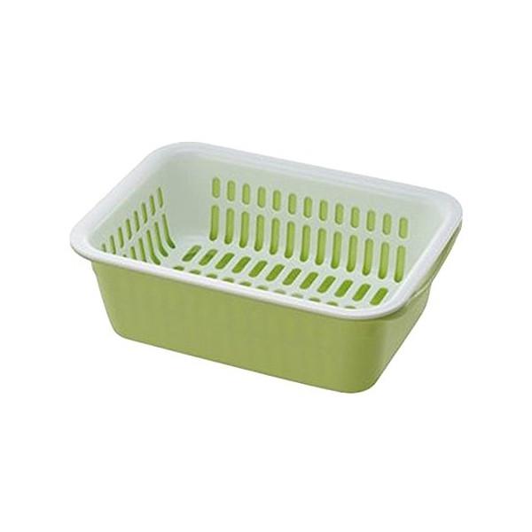 【2160円以上送料無料】リッチェル レイ 水切りセット M グリーン 14113-7