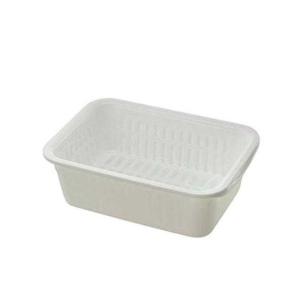 【2160円以上送料無料】リッチェル レイ 水切りセット M ホワイト 14115-1