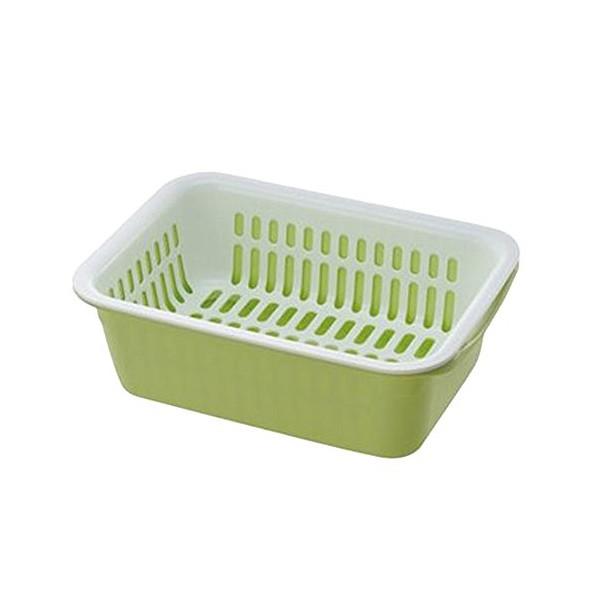 【2160円以上送料無料】リッチェル レイ 水切りセット L グリーン 14123-6