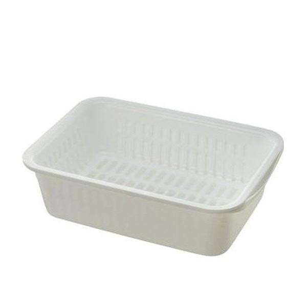 【2160円以上送料無料】リッチェル レイ 水切りセット L ホワイト 14125-0