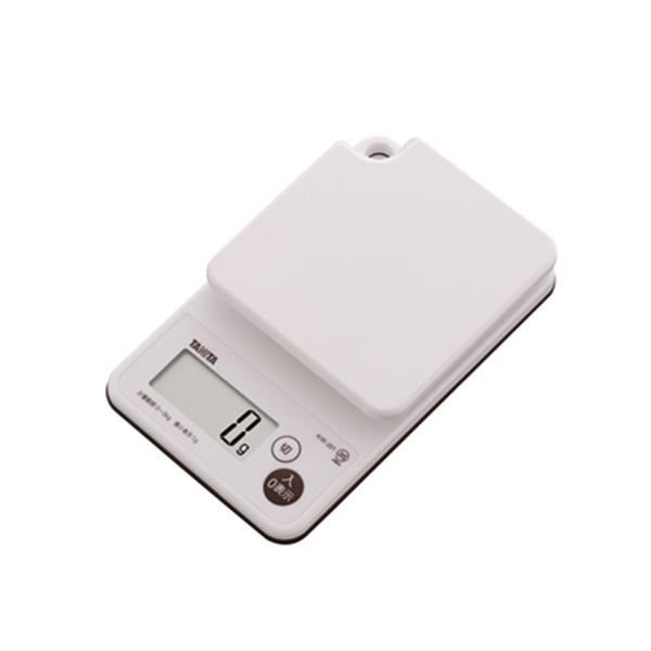 【送料無料】タニタ　KW201WH　クッキングスケール ホワイト