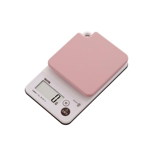 【送料無料】タニタ　KW201PK　クッキングスケール　ピンク