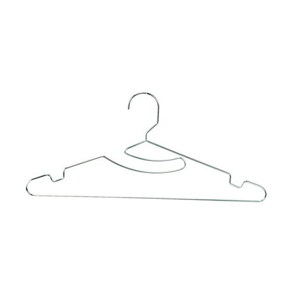 【2160円以上送料無料】パール金属 HB-6185 メタリア ステンレス製首もとを伸ばさないハンガ...
