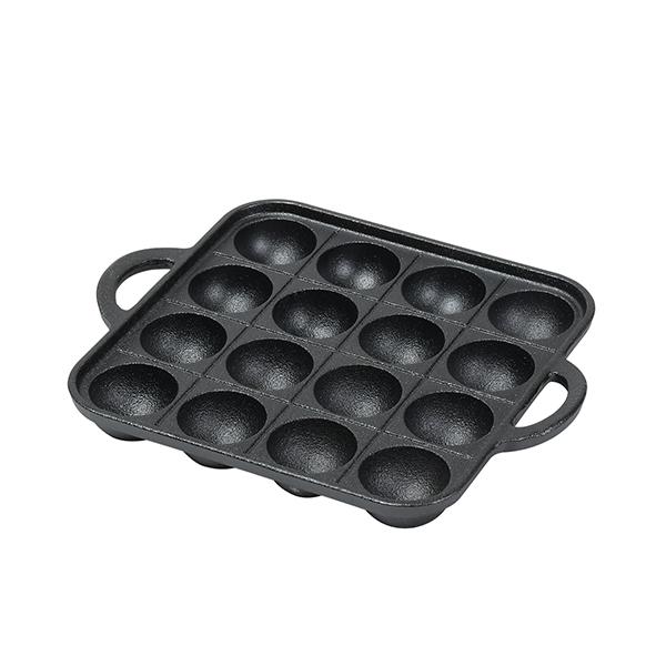 【2160円以上送料無料】パール　HB-6483 スプラウト 鉄鋳物製たこ焼きプレート(16穴)