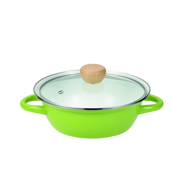 【2160円以上送料無料】パール金属 HB-6998 ピッタリ IH対応ホーローガラス蓋付卓上鍋18...