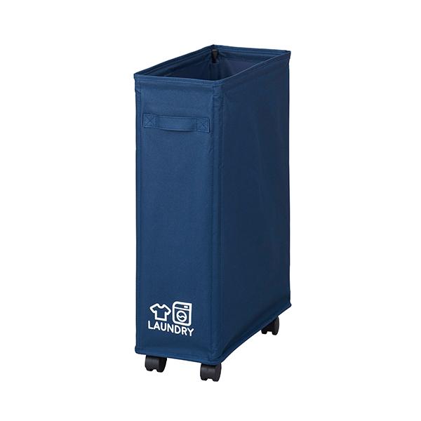 【送料無料】パール　N-7891 ランドリーバスケット34L ダークブルー