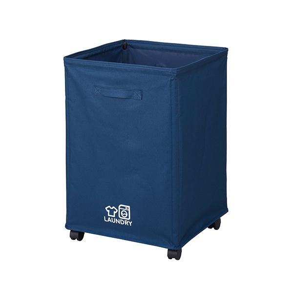 【送料無料】パール　N-7894 ランドリーバスケット76L ダークブルー