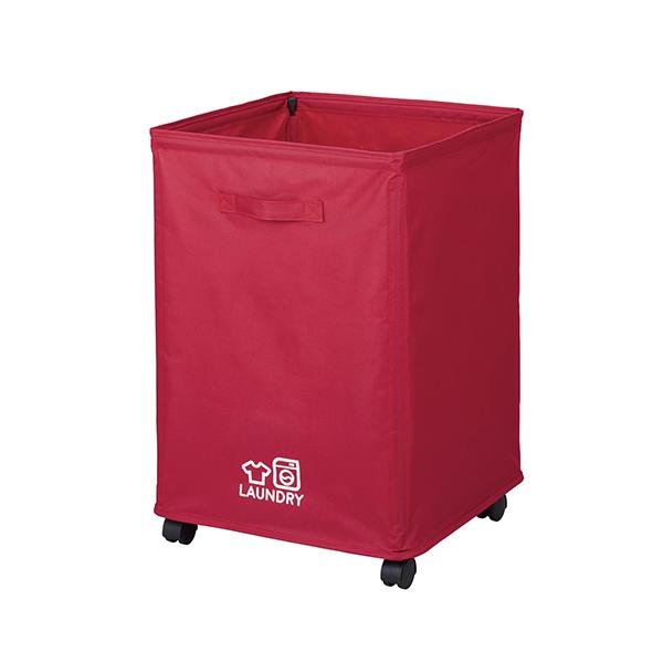 【送料無料】パール　N-7896 ランドリーバスケット76L レッド