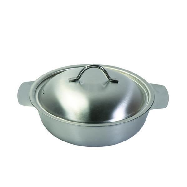 【2160円以上送料無料】パール金属 HC-64 和楽庵 ステンレス製ちゃんこ鍋18cm