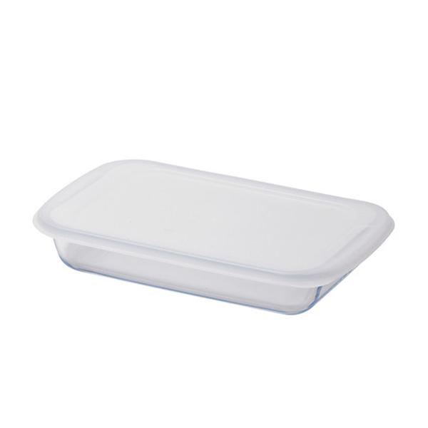 パール金属 HC-114 耐熱ガラス浅型漬けおき容器1.4L