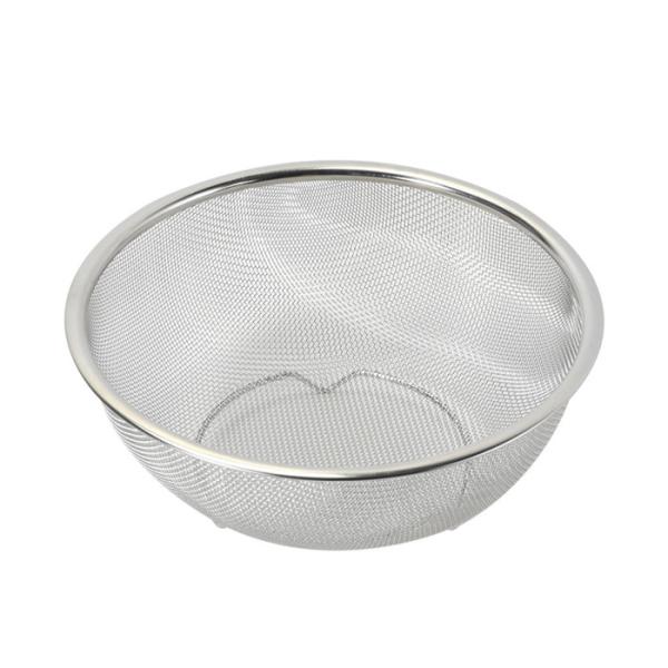 パール金属 HC-417 ベーシスライン ステンレス製ボウル型ザル21cm
