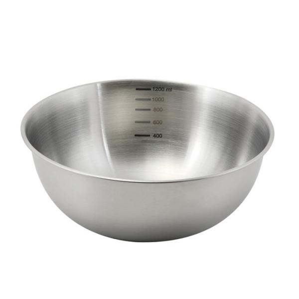 パール金属 HC-436 ベーシスライン ステンレス製ボウル18cm(目盛付)