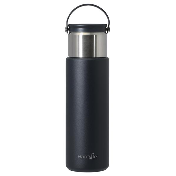 パール金属 HC-576 ハンディール コップ付ボトル750ml(ブラック)