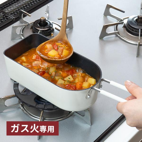 和平 ToMay スティックパン オーバル アイボリー RB-3906 【ガス火 専用 ミニ フライ...