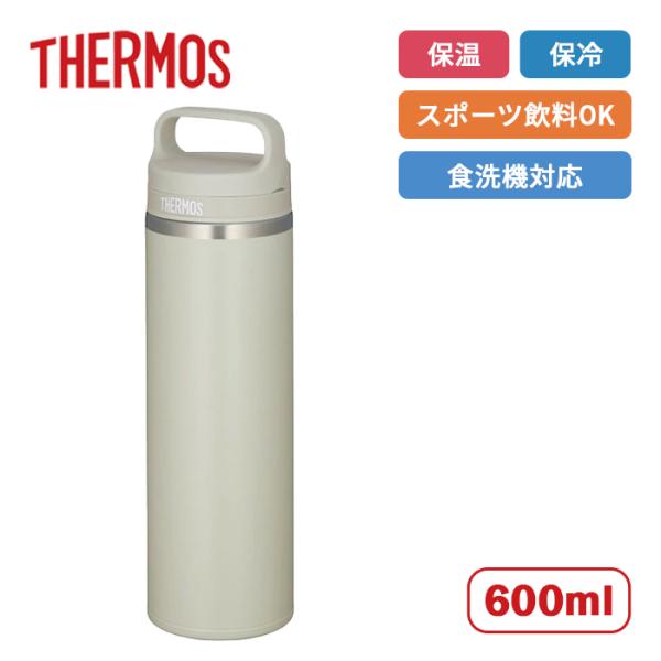 サーモス キャリーハンドル付き 真空断熱ケータイマグ JOW-600-SNDS 600ml【食洗機対...