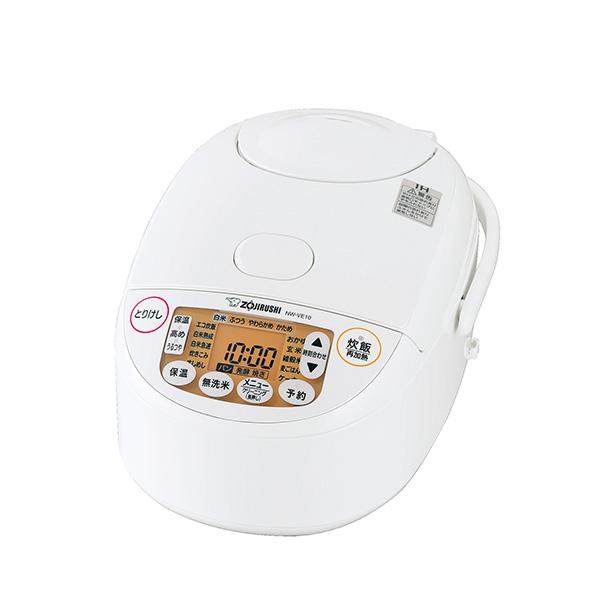 【送料無料】象印 NW-VE10-WA IH炊飯ジャー 5.5合 ホワイト