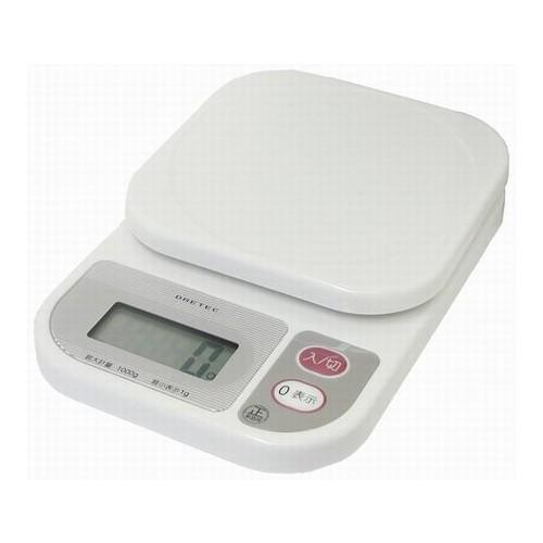 【2160円以上送料無料】 ドリテック コンパクトスケール（計り）1Kg　ホワイト KS-108　W...