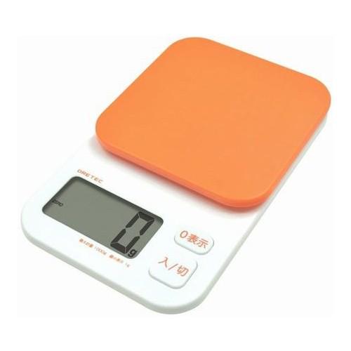 【2160円以上送料無料】 ドリテック デジタルスケール（計り）トルテ1Kg　オレンジ KS-174...