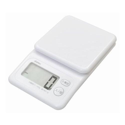 【2160円以上送料無料】 ドリテック デジタルスケール（計り）1Kg　ホワイト KS-171　WT