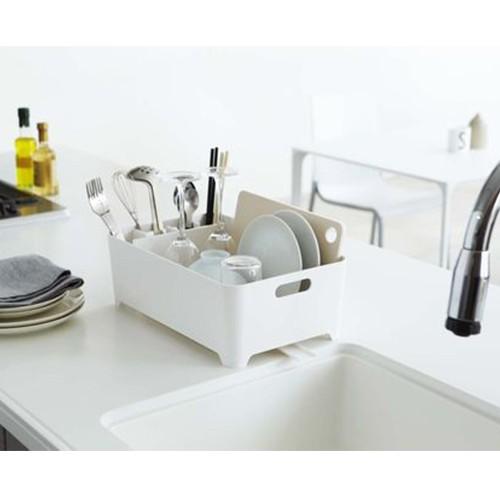 【2160円以上送料無料】 山崎実業 水切りバスケット　アクア　ホワイト 026307