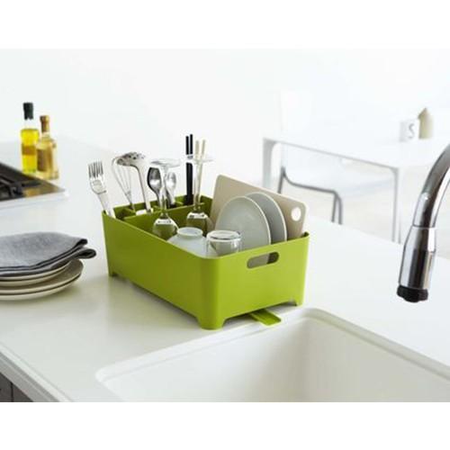 【2160円以上送料無料】 山崎実業 水切りバスケット　アクア　グリーン 026314